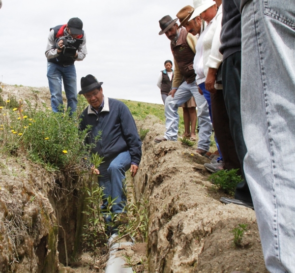 Cotopaxi markapak apuk Jorge Guamán Coronel, Quilindaña ayllu llaktapi proyecto yakumanta  riksichirka