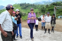 Viceprefecta recorrió las vías entre Sigchos y Pucayacú