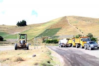 Gad Provincial y municipal de Saquisilí inician trabajo vial conjunto