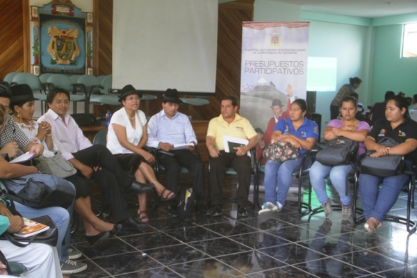 Pangua elaboró los presupuestos participativos