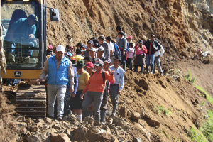 Culminó la apertura de la vía Moreta – Sarahuasi