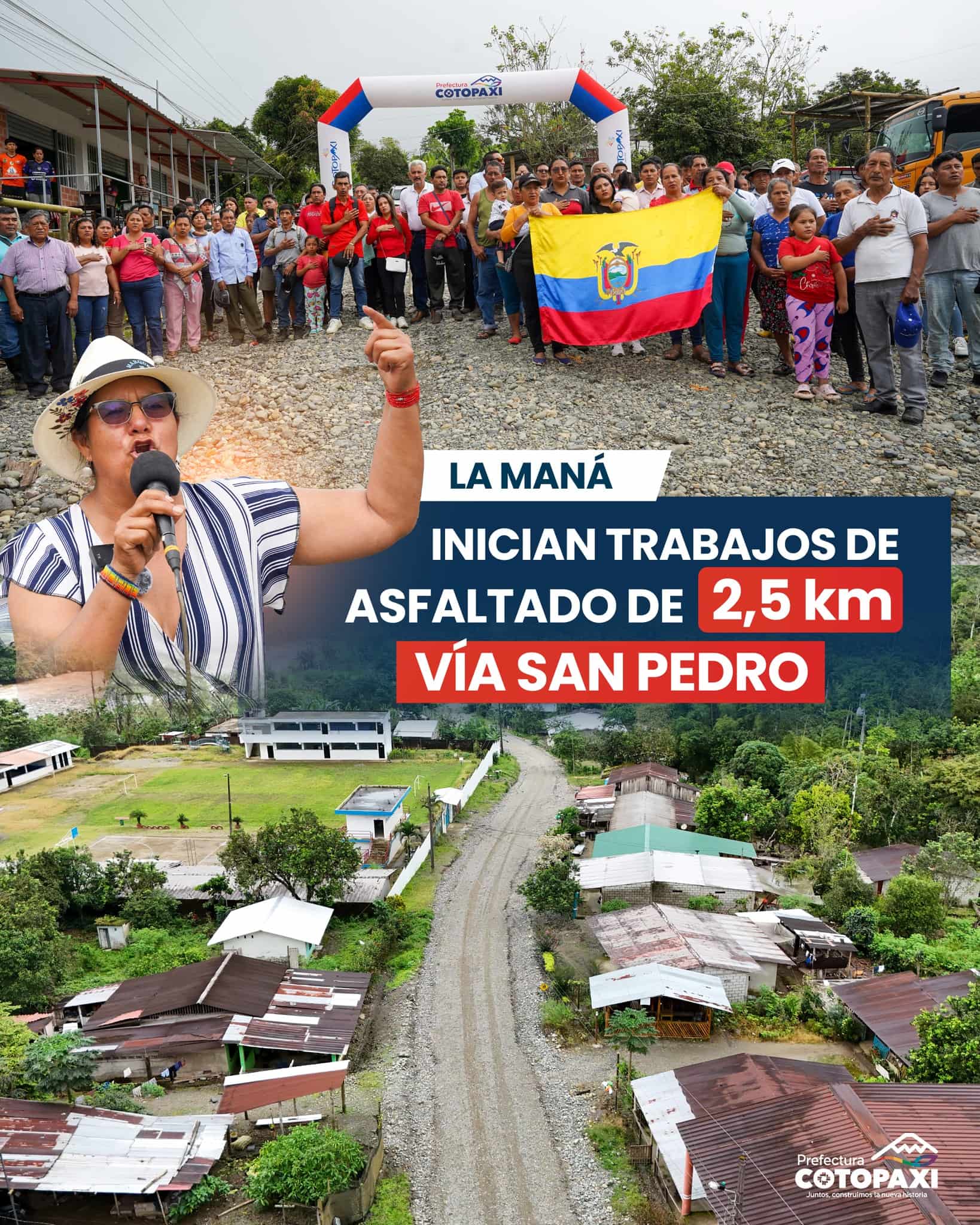 La Maná Inicia Asfaltado