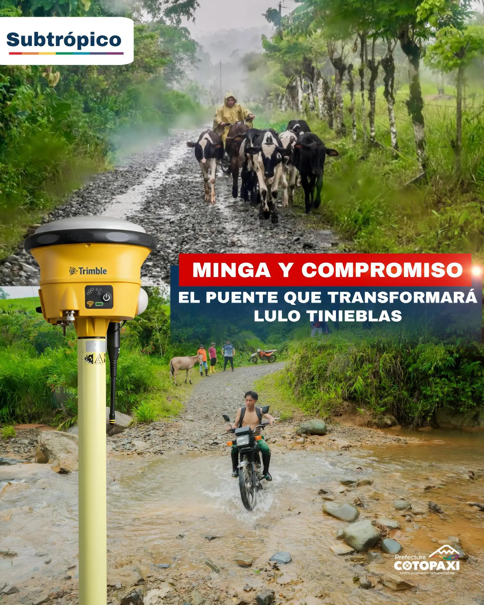 Minga y compromiso el puente que transformará lolo tinieblas