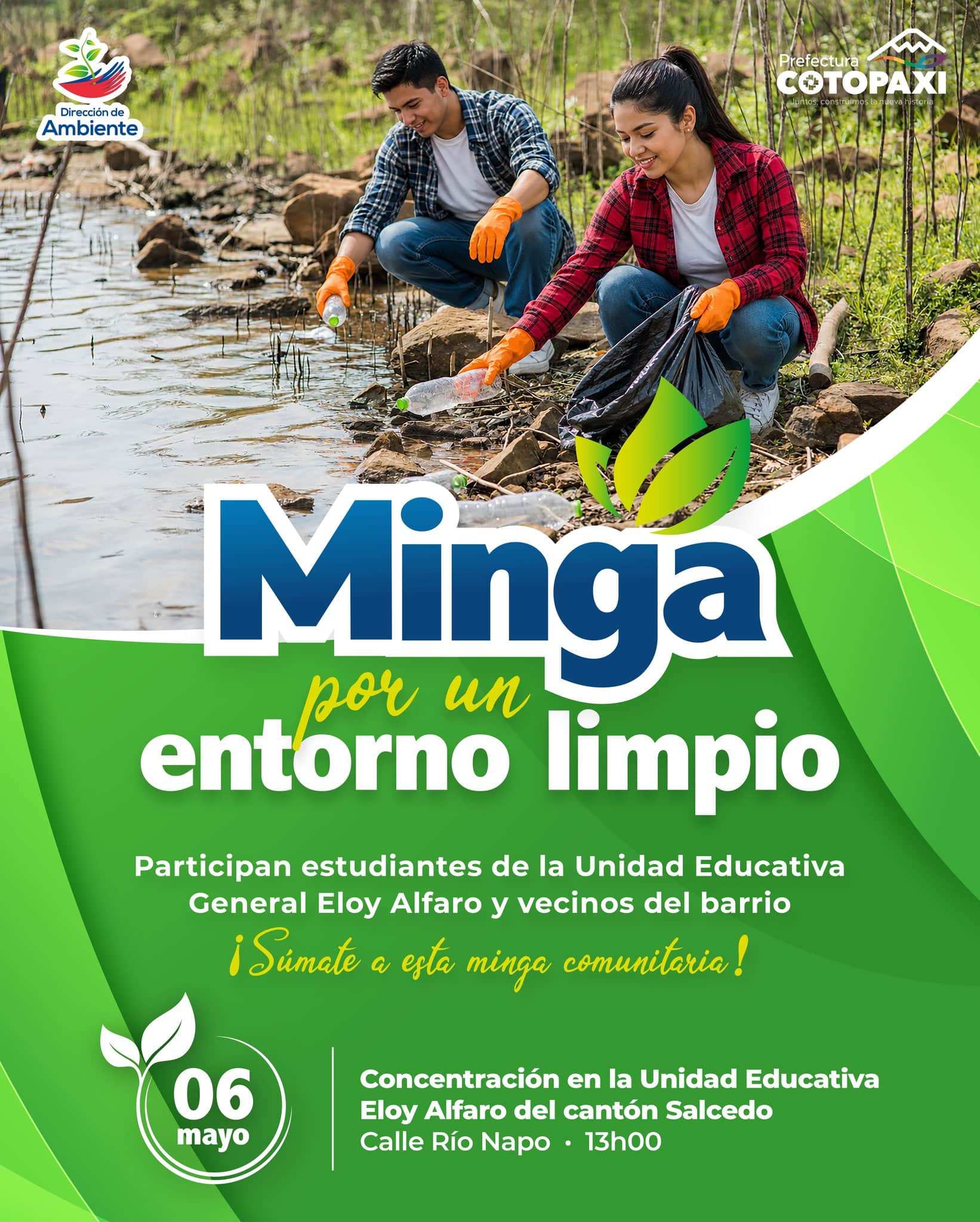 Minga por un entorno limpio