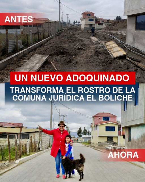 Un nuevo adoquinado transforma el rostro de la comuna jurídica el boliche