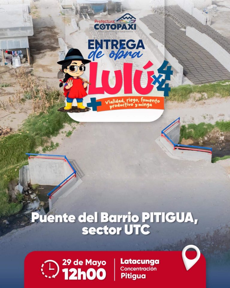 Entrega de Obra Puente del Barrio PITIGUA