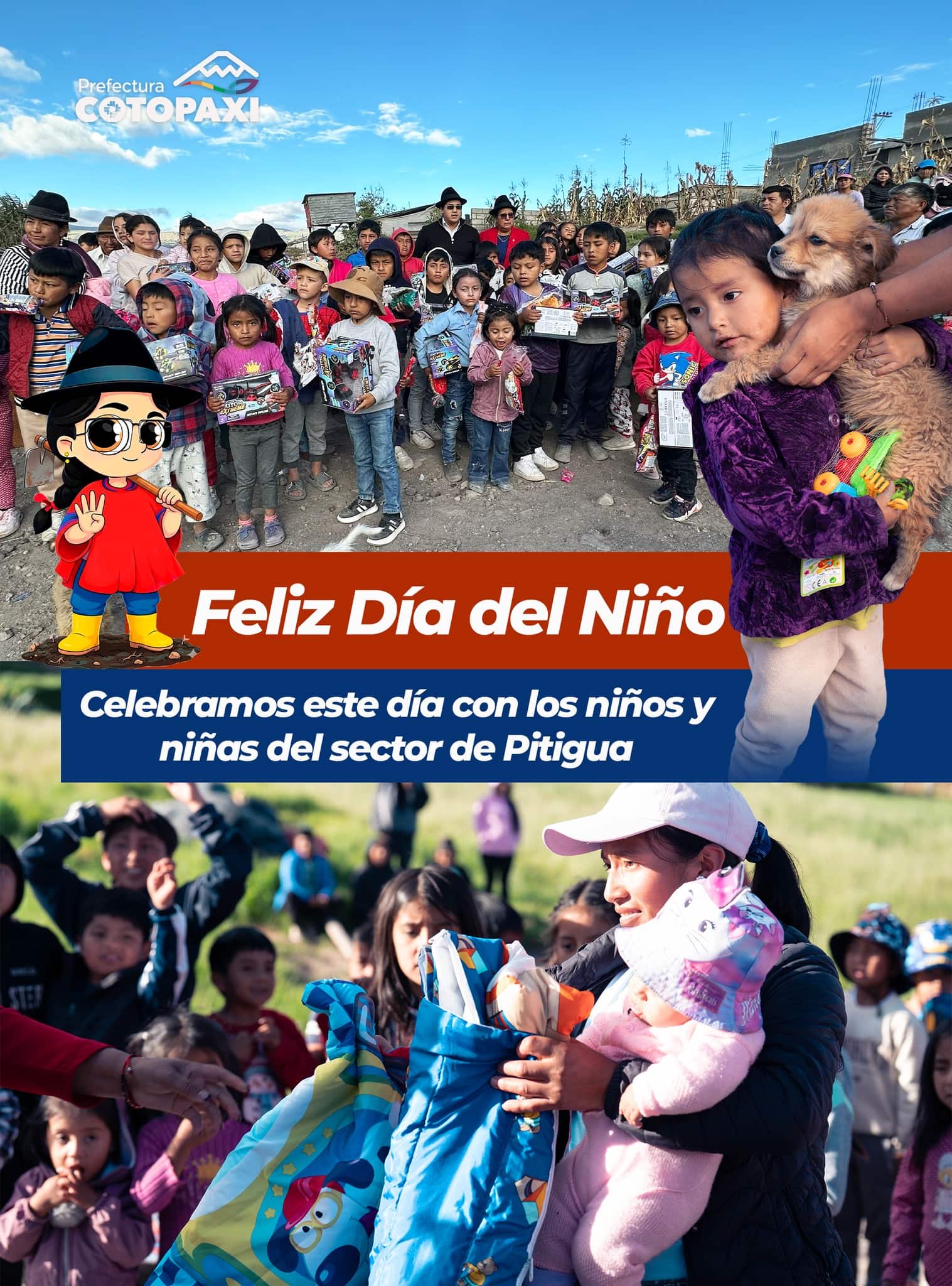 Feliz día del niño pitigua