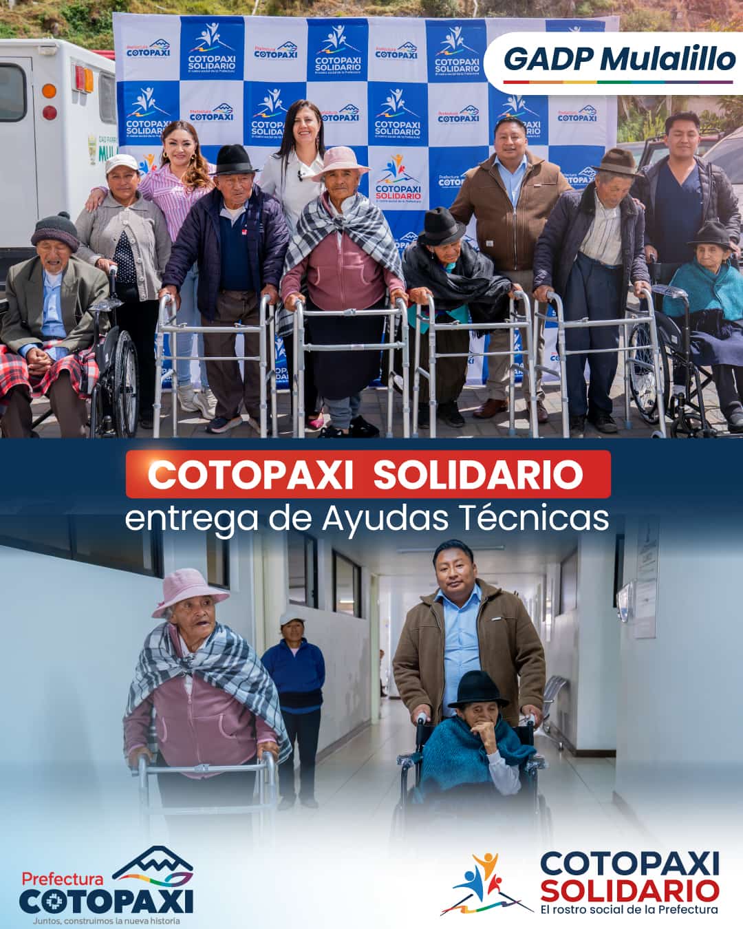 Cotopaxi Solidario entrega ayudas técnicas