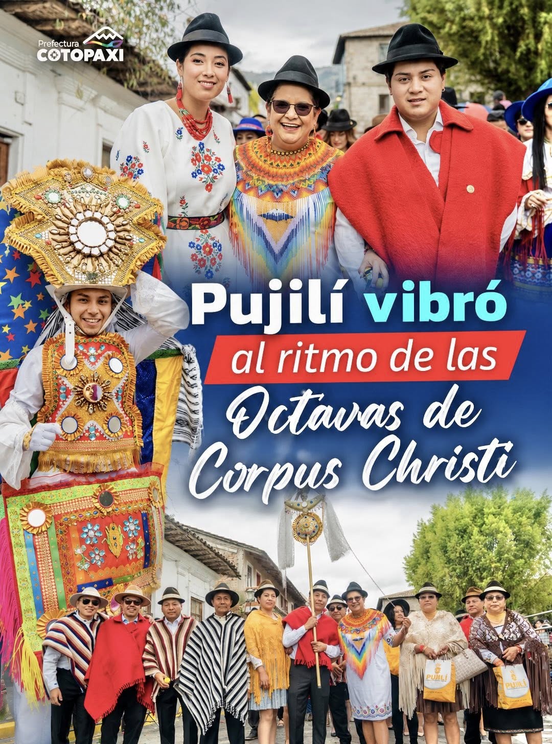 Pujilí vibró al ritmo de las octavas de corpus christi