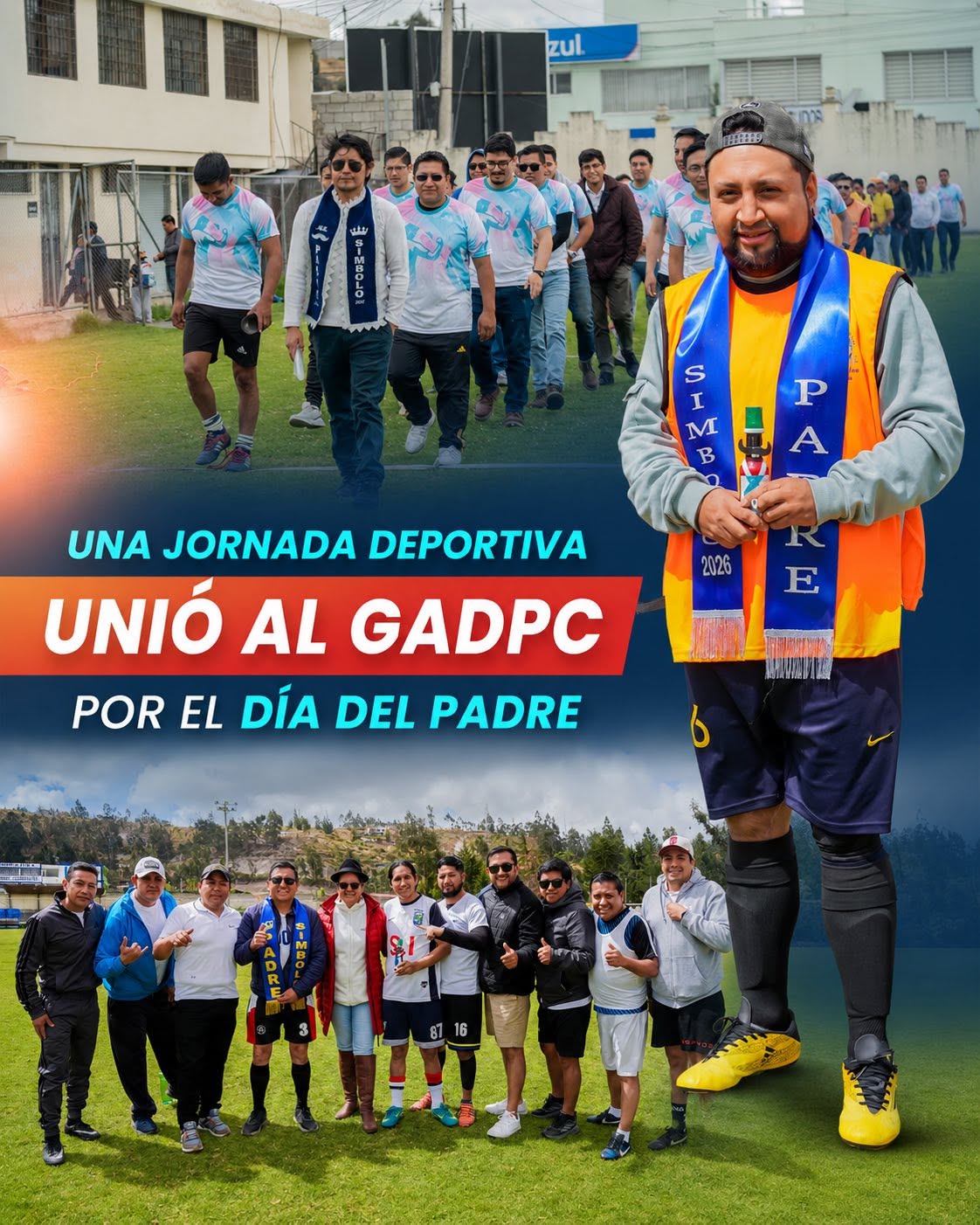 𝐄𝐥 𝐝𝐞𝐩𝐨𝐫𝐭𝐞 𝐫𝐞𝐮𝐧𝐢𝐨́ 𝐚 𝐥𝐚𝐬 𝐝𝐢𝐫𝐞𝐜𝐜𝐢𝐨𝐧𝐞𝐬 𝐝𝐞𝐥 𝐆𝐀𝐃𝐏𝐂 𝐞𝐧 𝐡𝐨𝐦𝐞𝐧𝐚𝐣𝐞 𝐚 𝐩𝐚𝐩𝐚́ ♥️💙⚽