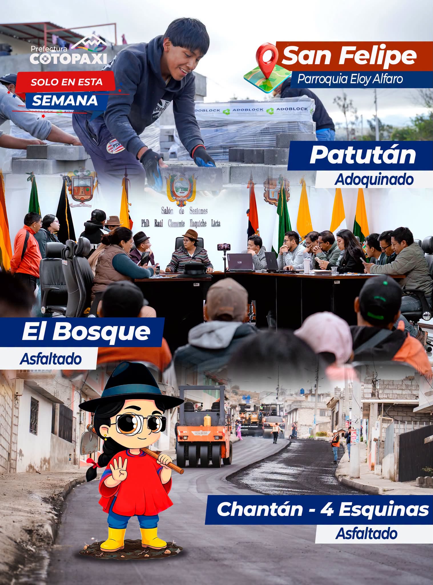 Esta semana concentramos nuestro trabajo en la parroquia 𝐄𝐥𝐨𝐲 𝐀𝐥𝐟𝐚𝐫𝐨