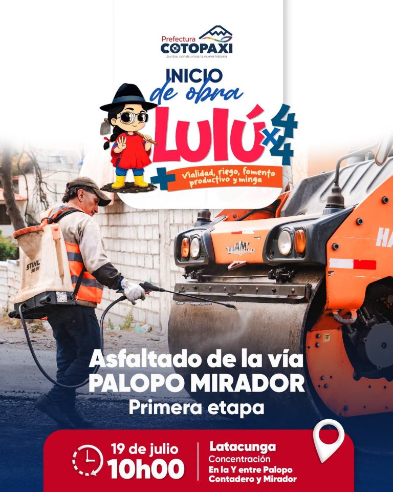 Asfaltado de la vía Palopo