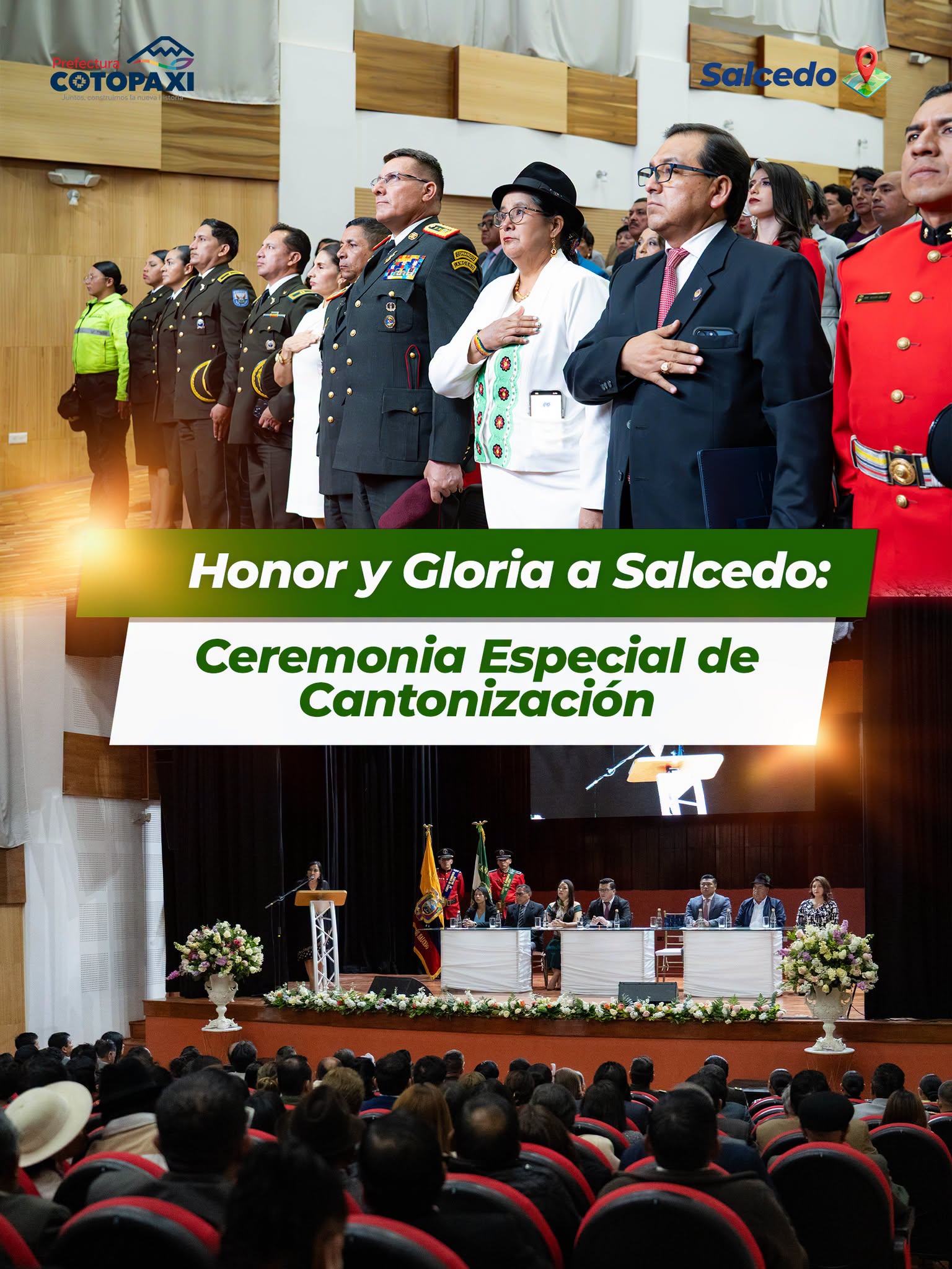 Ceremonia Especial de Cantonización