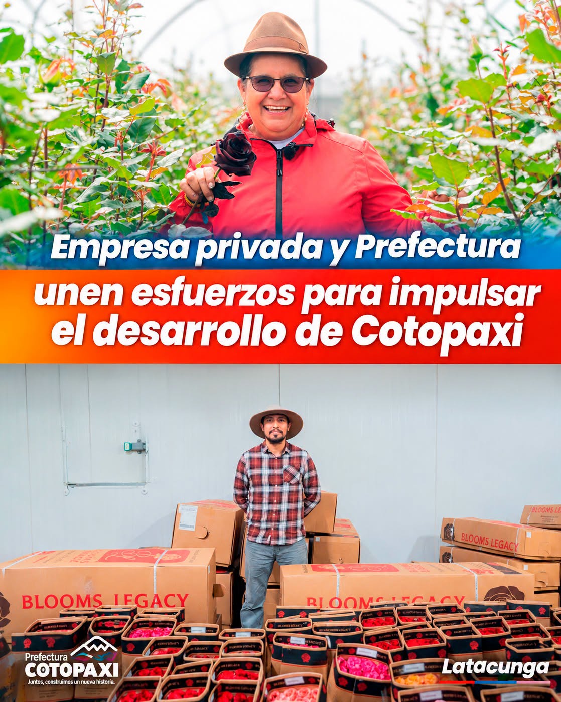 La prefecta Lulú Tibán visitó las instalaciones de Rancho Camila