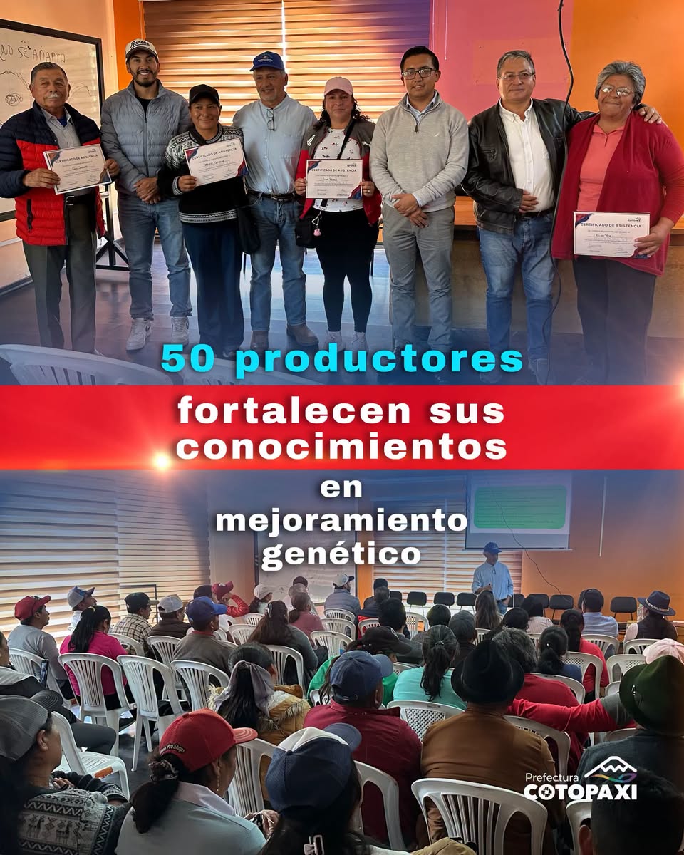 ¡Fortalecemos el desarrollo ganadero de Cotopaxi!