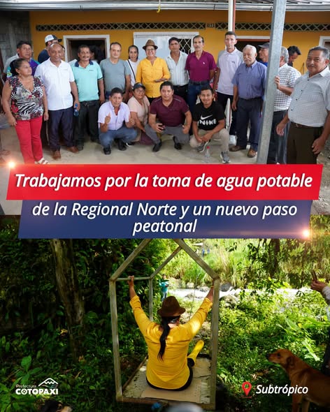 Nuestra prefecta Lulú Tibán, junto a su equipo técnico, 𝐫𝐞𝐜𝐨𝐫𝐫𝐢𝐨́ 𝐥𝐚 𝐭𝐨𝐦𝐚 𝐝𝐞 𝐚𝐠𝐮𝐚 𝐩𝐨𝐭𝐚𝐛𝐥𝐞 𝐝𝐞 𝐥𝐚 𝐉𝐮𝐧𝐭𝐚 𝐀𝐝𝐦𝐢𝐧𝐢𝐬𝐭𝐫𝐚𝐝𝐨𝐫𝐚 𝐝𝐞 𝐀𝐠𝐮𝐚 𝐏𝐨𝐭𝐚𝐛𝐥𝐞 𝐑𝐞𝐠𝐢𝐨𝐧𝐚𝐥 𝐍𝐨𝐫𝐭e