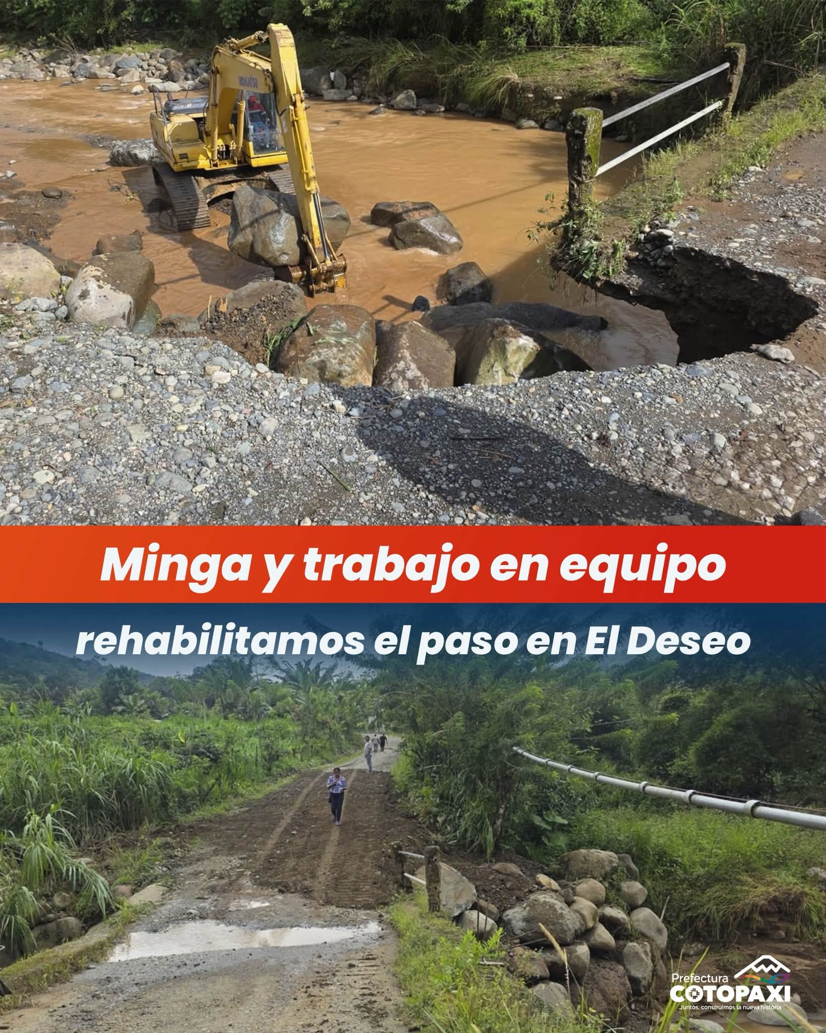 𝐄𝐥 𝐃𝐞𝐬𝐞𝐨 𝐬𝐞 𝐥𝐞𝐯𝐚𝐧𝐭𝐚 𝐜𝐨𝐧 𝐭𝐫𝐚𝐛𝐚𝐣𝐨 𝐲 𝐦𝐢𝐧𝐠𝐚 𝐜𝐨𝐦𝐮𝐧𝐢𝐭𝐚𝐫𝐢𝐚